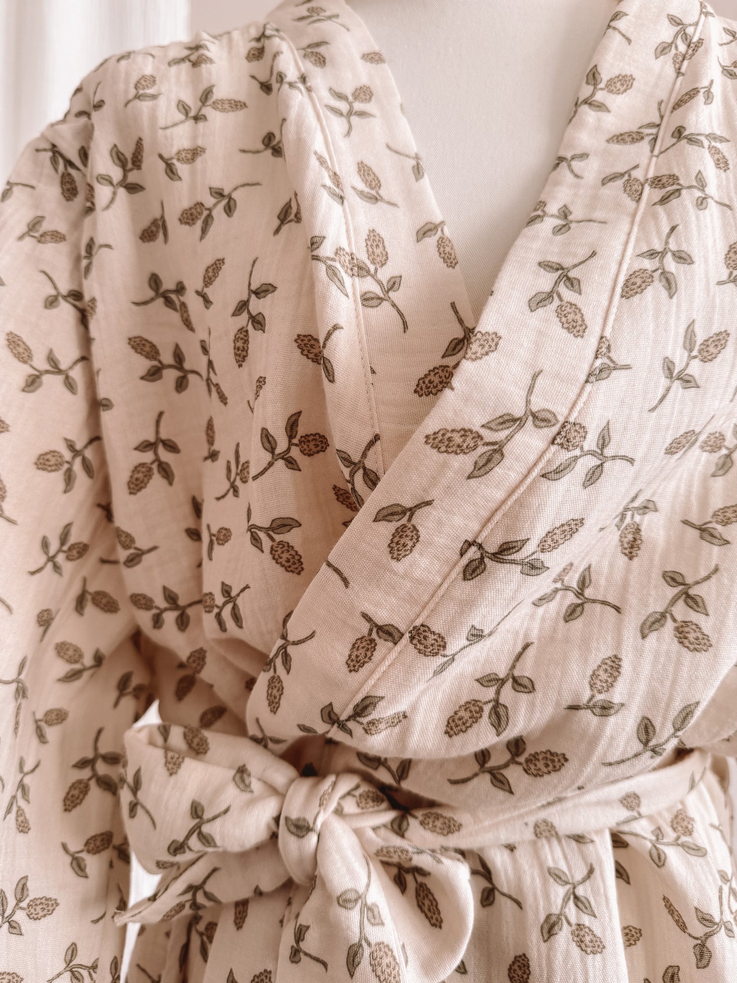 Muslin robe  / just floral