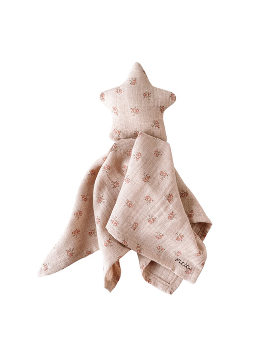 Little star cuddle cloth / melange floral beige
