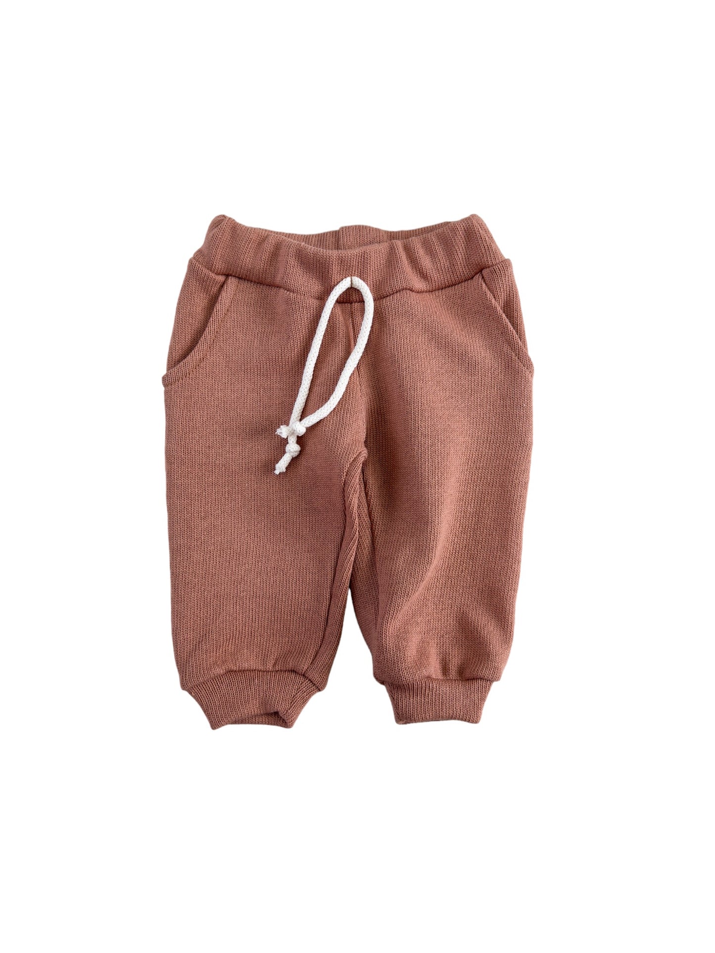 Knit sweatpants / Clay