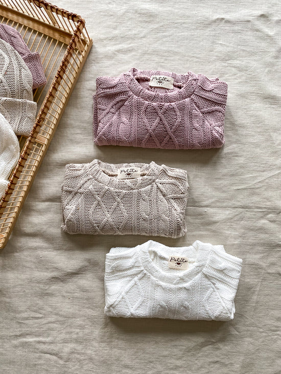 Baby cotton sweatshirt / knit