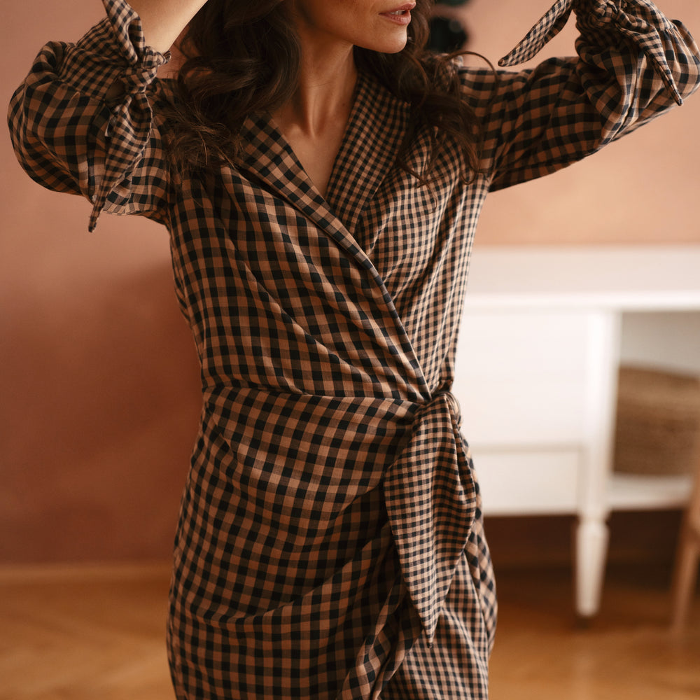 
                      
                        Rumi dress / Muslin - Checkers
                      
                    