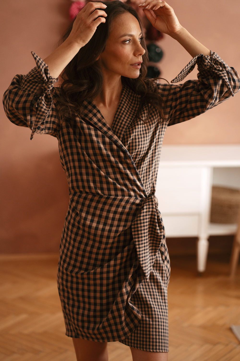 Rumi dress / Muslin - Checkers