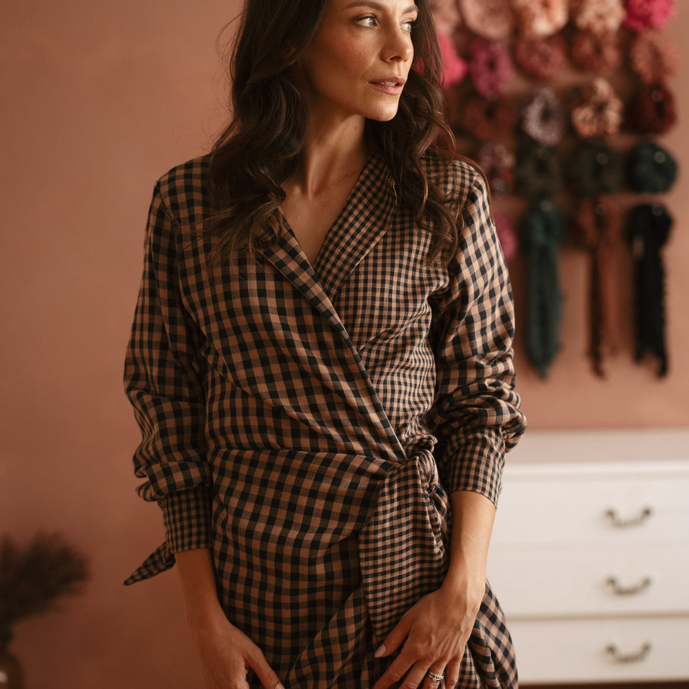 
                      
                        Rumi dress / Muslin - Checkers
                      
                    