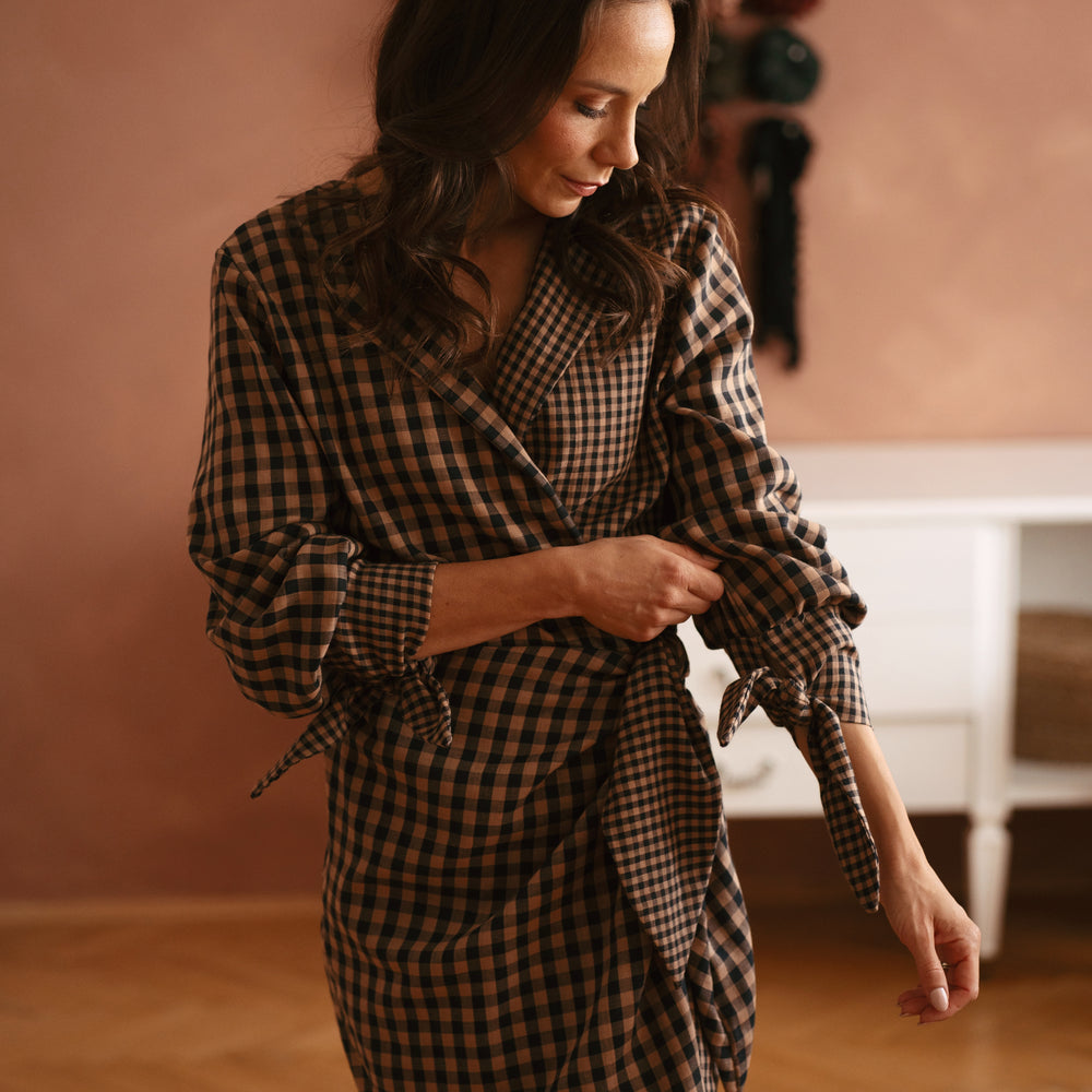 
                      
                        Rumi dress / Muslin - Checkers
                      
                    