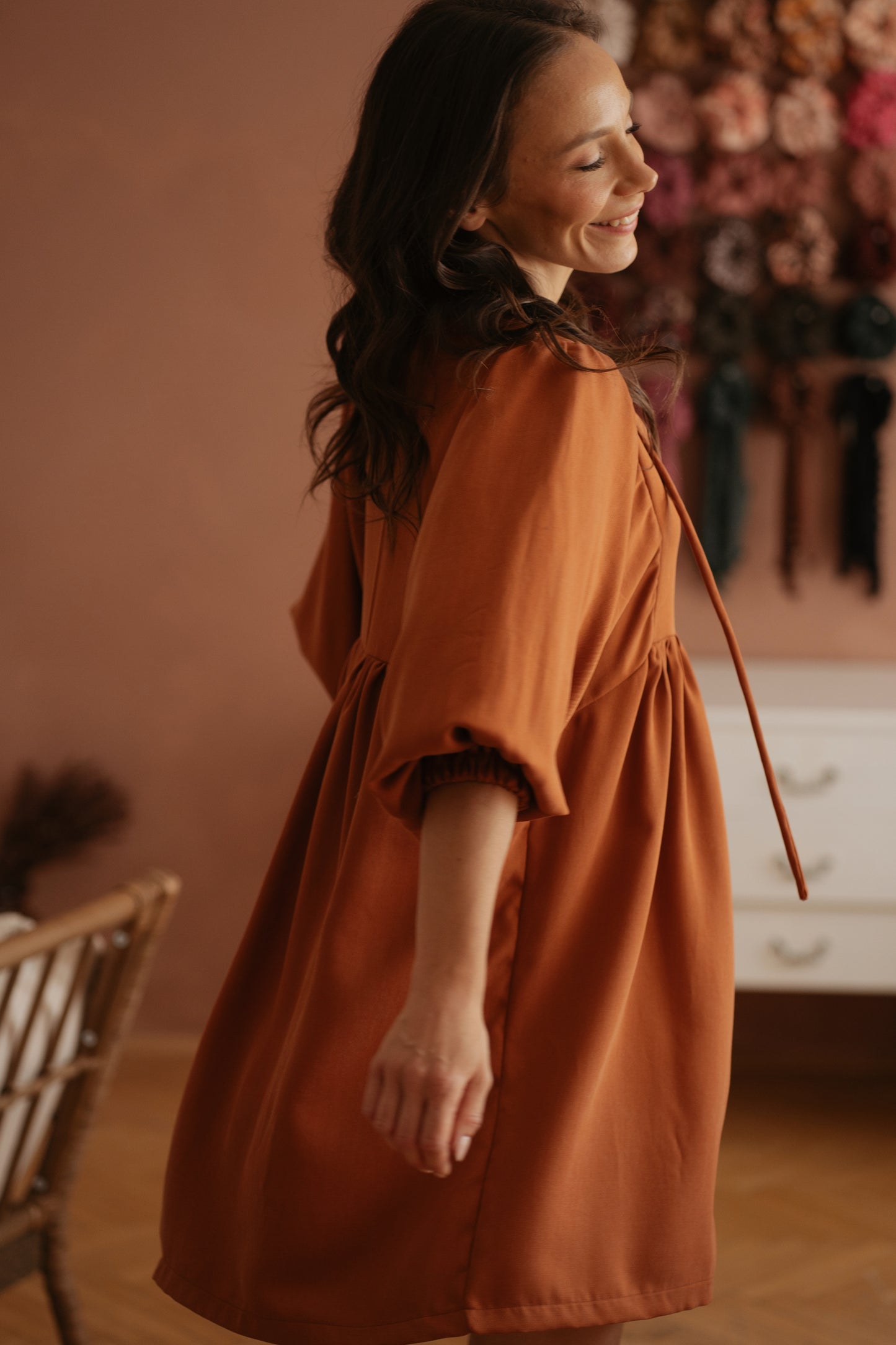 Malani dress / Burnt orange