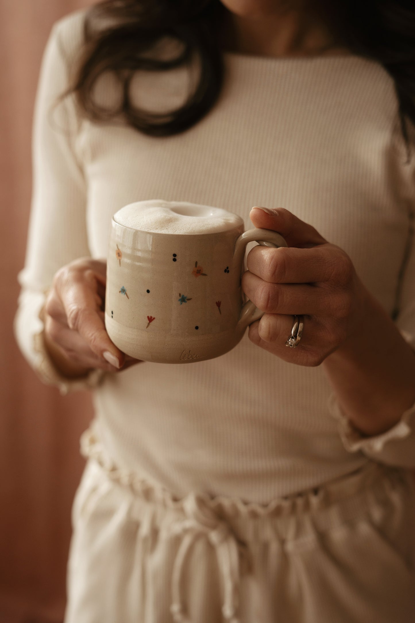 Coffee mug - tiny flowers