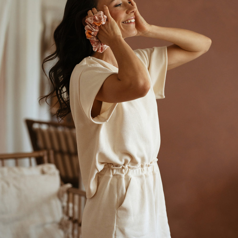 
                      
                        Amelie Top / Cotton Knit - Blush
                      
                    