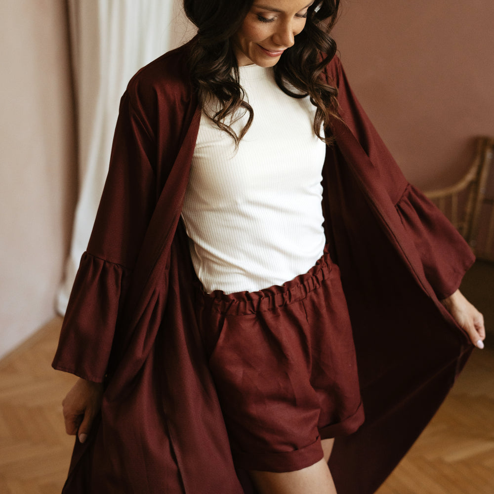 
                      
                        Halja iz muslina / Burgundy linen
                      
                    