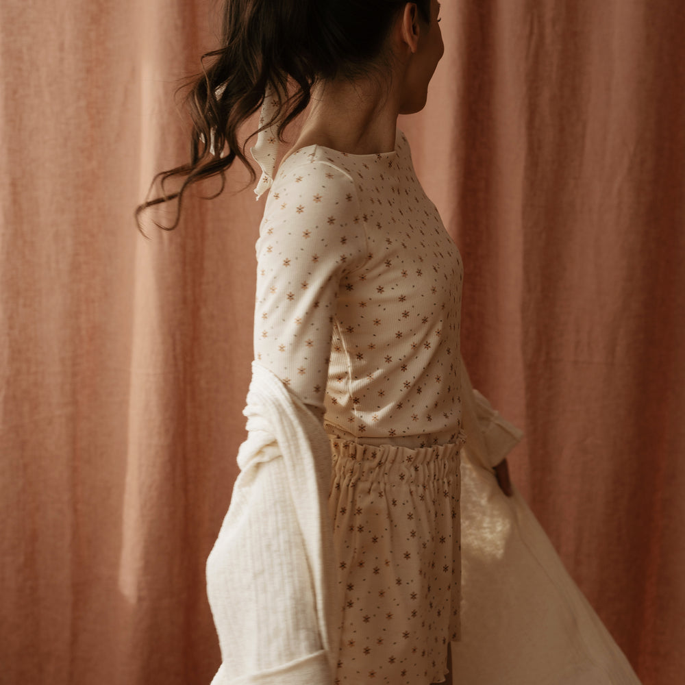 
                      
                        Cotton knit long cardigan
                      
                    