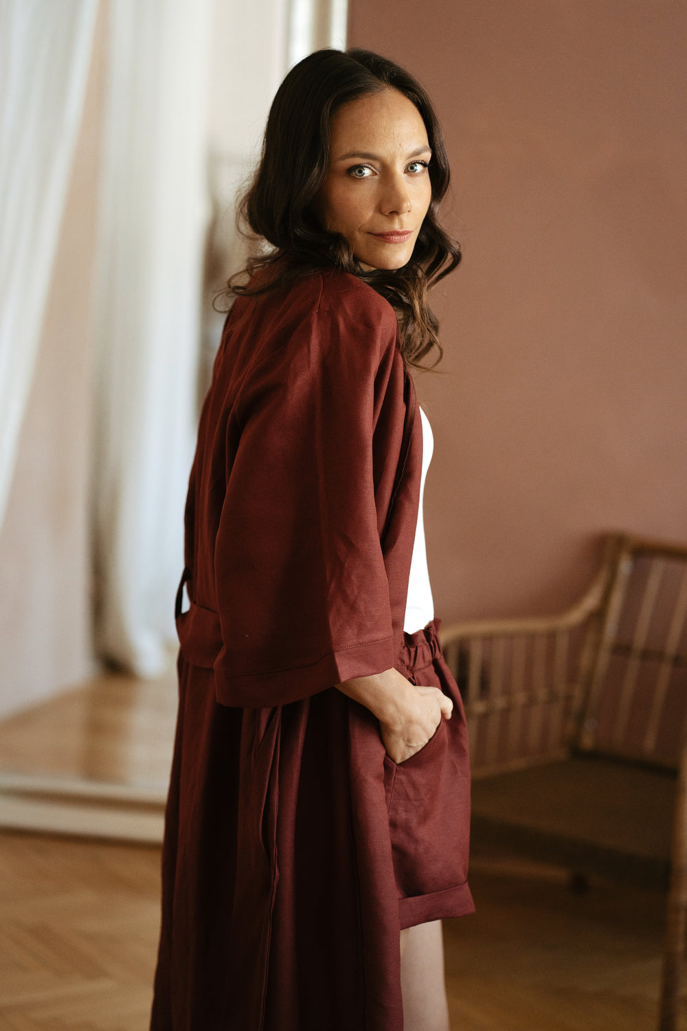 Halja / burgundy