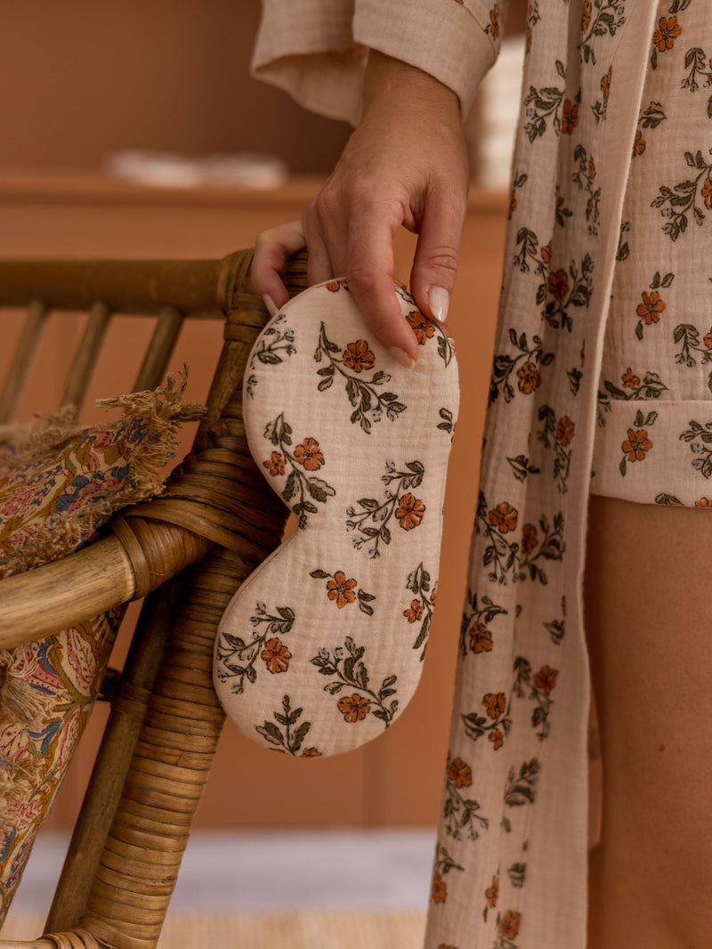 Muslin sleep masks / Vintage Florals