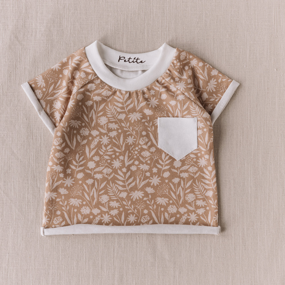 T-shirt / wildflower caramel