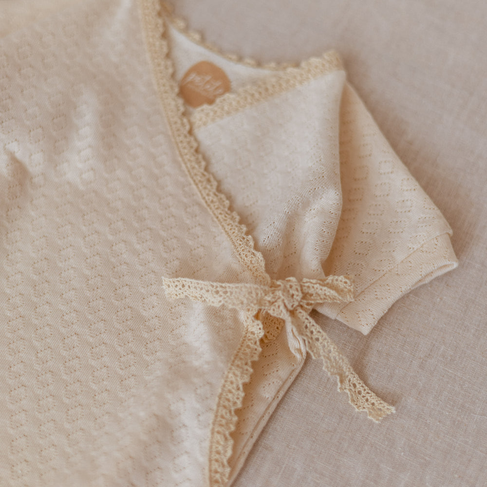 
                      
                        Romper / Organski Pointoille - Cream
                      
                    