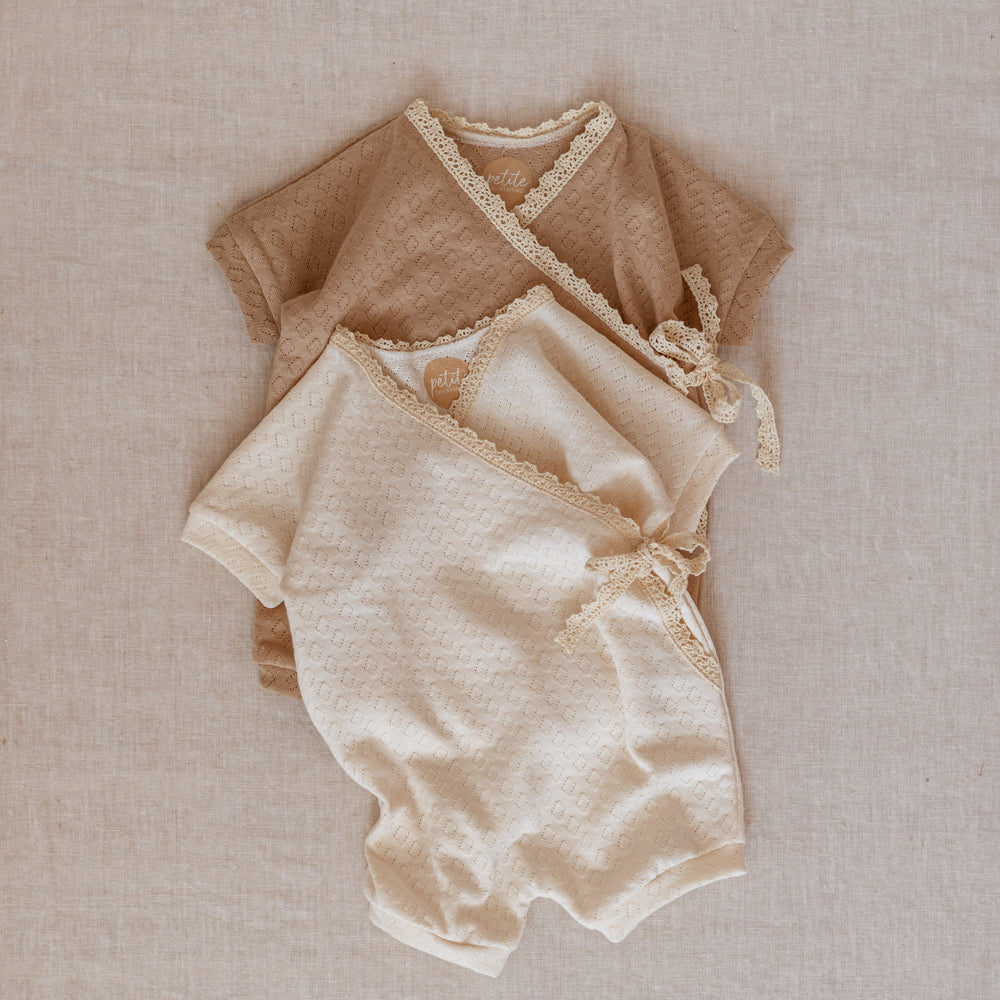 
                      
                        Romper / Organski Pointoille - Beige
                      
                    