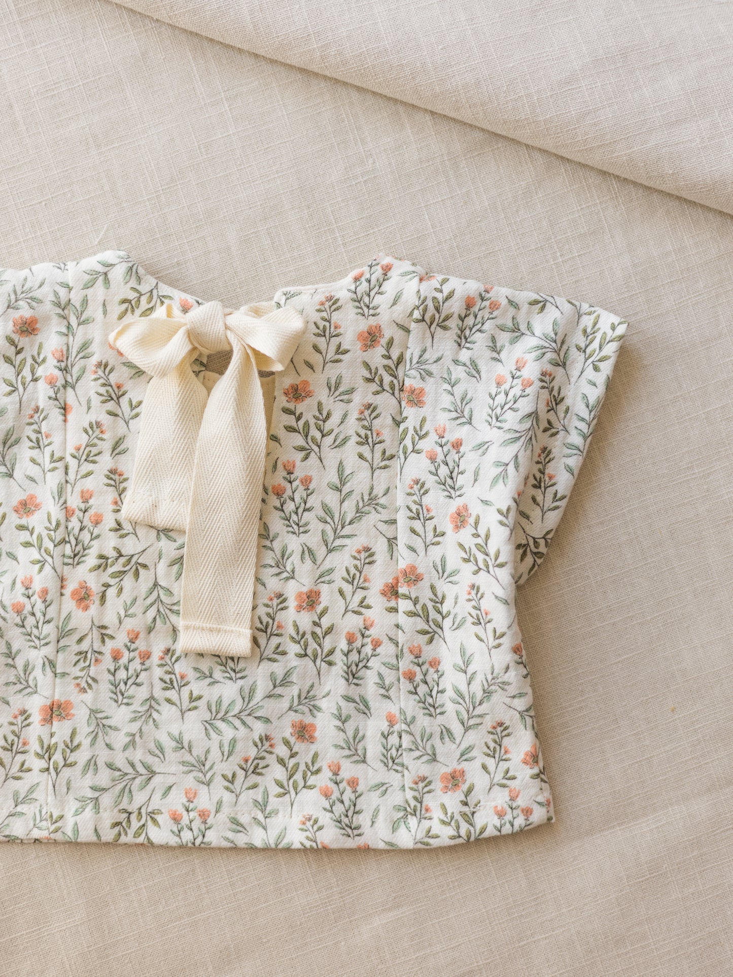 LIMITED EDITION * Muslin top / soft branches - rose