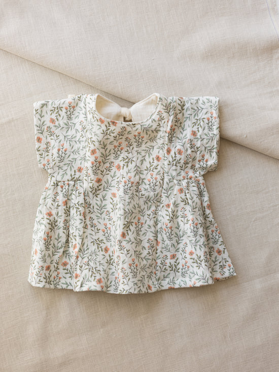 LIMITED EDITION * Malia baby dress / soft branches - rose
