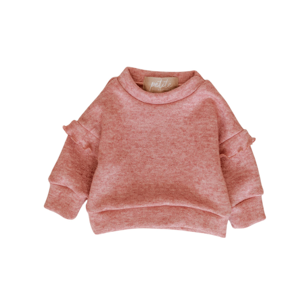 
                      
                        Girly Sweater / Ruffles - Vintage Rose
                      
                    