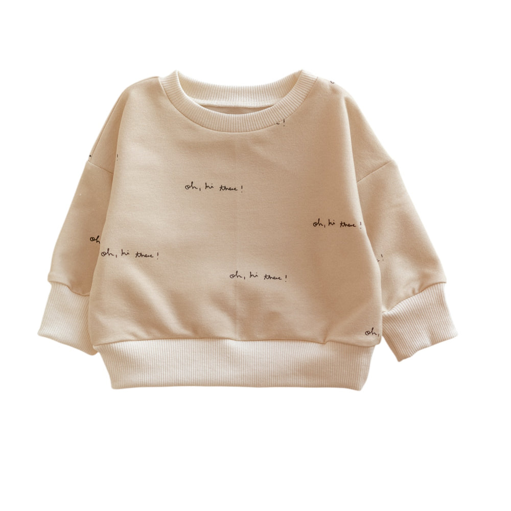 
                      
                        Baby Cotton Sweatshirt / HI There
                      
                    