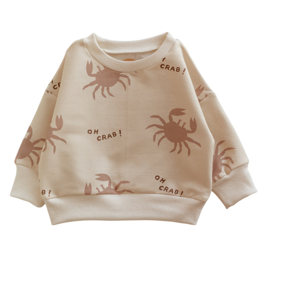 Baby Cotton Sweatshirt / Oh Crab