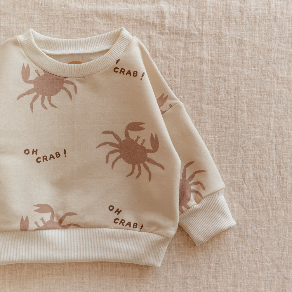 Baby Cotton Sweatshirt / Oh Crab