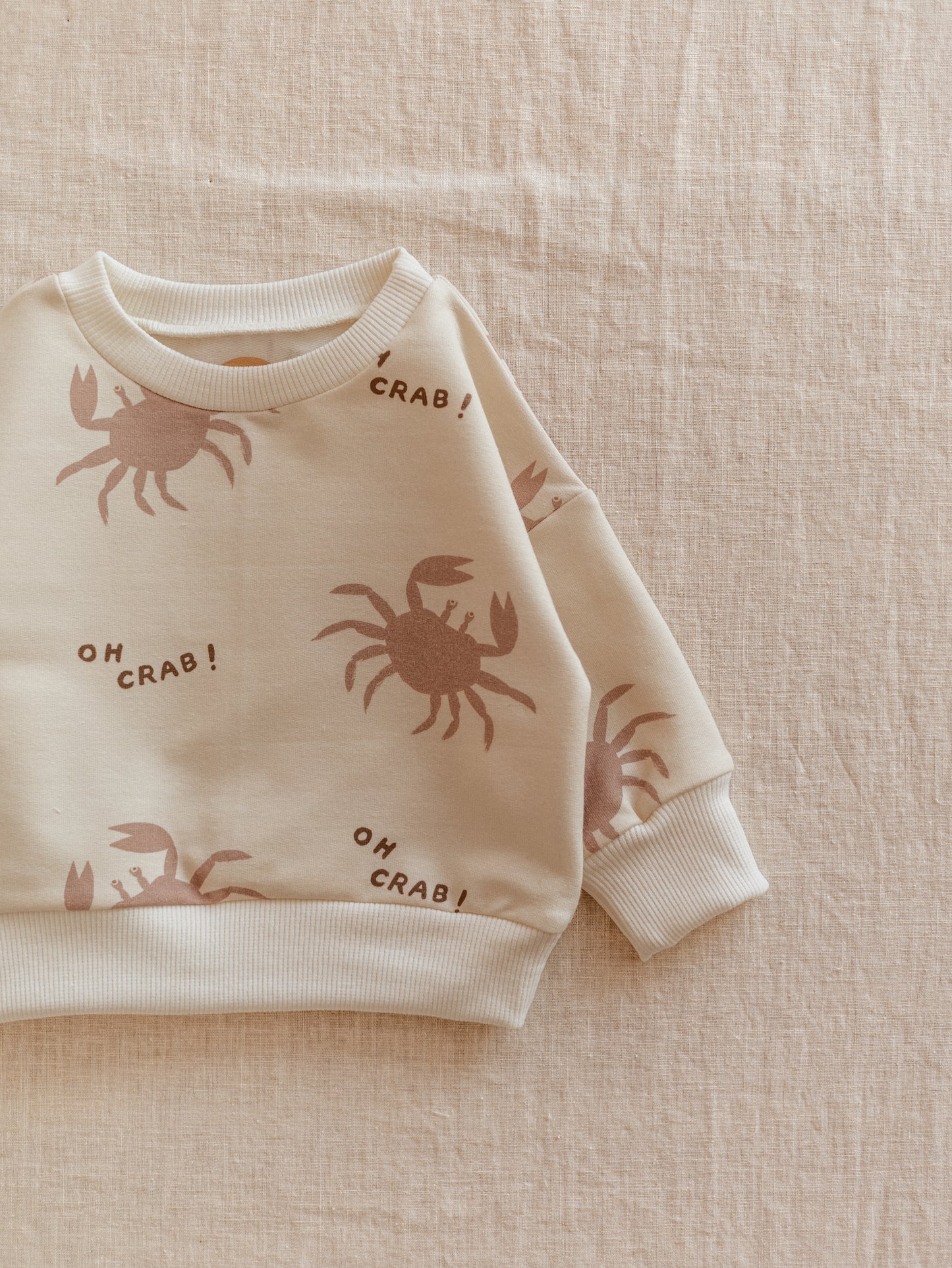 Baby Cotton Sweatshirt / Oh Crab