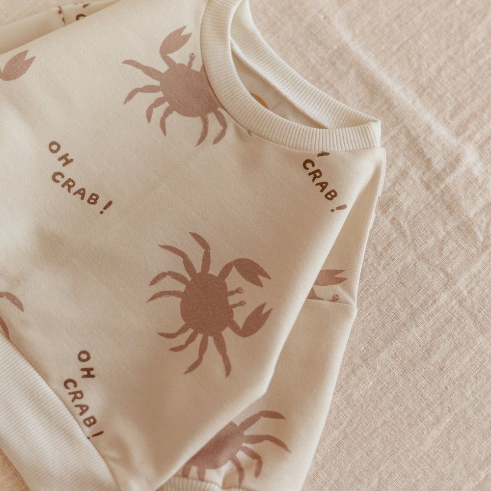 
                      
                        Baby Cotton Sweatshirt / Oh Crab
                      
                    