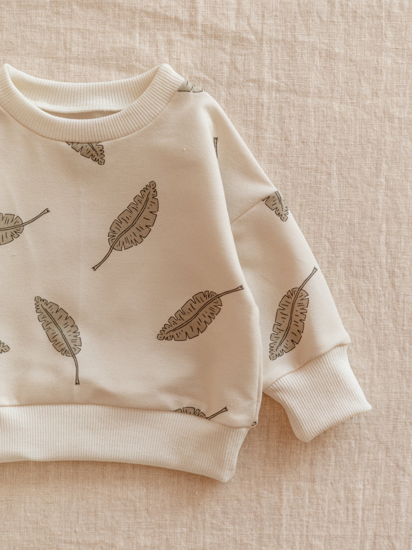 Baby Cotton Sweatshirt / Leaves