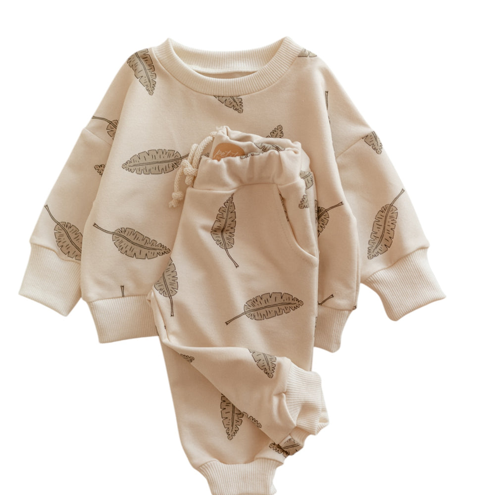 
                      
                        Baby Cotton Sweatshirt / Leaves
                      
                    