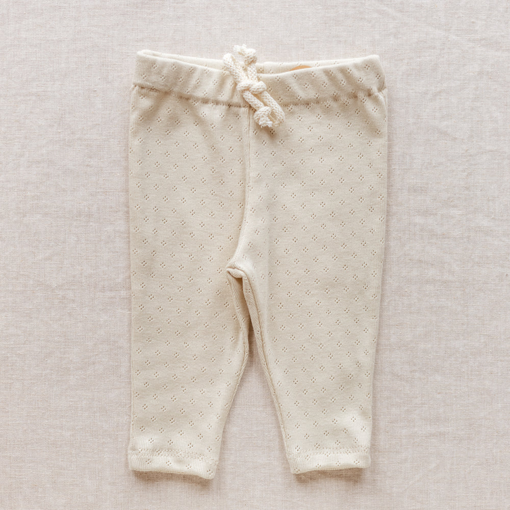 
                      
                        Baby Leggings / Cotton Pointoille - Milk .
                      
                    