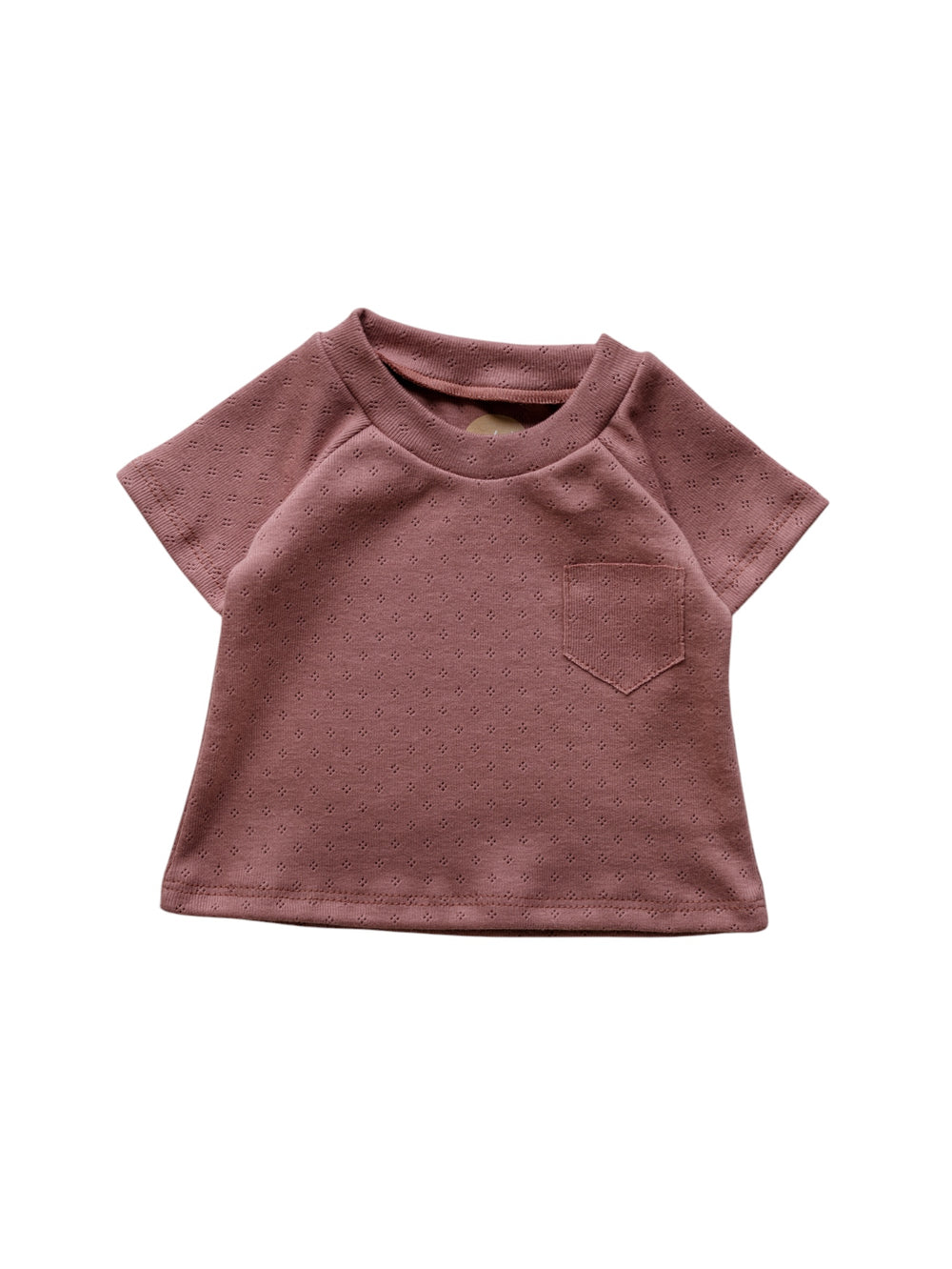 Baby T-shirt / Cotton Pointoille - Clay