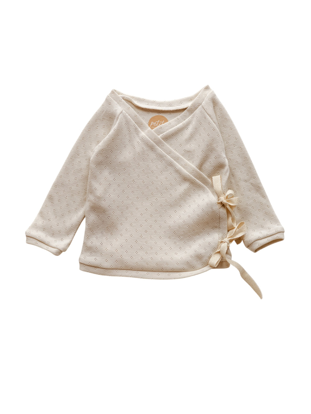 Newborn Wrap Top / Milk Pointoille