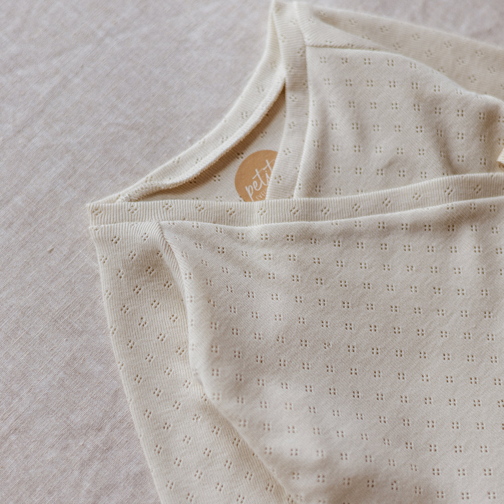 
                      
                        Newborn Wrap Top / Milk Pointoille
                      
                    