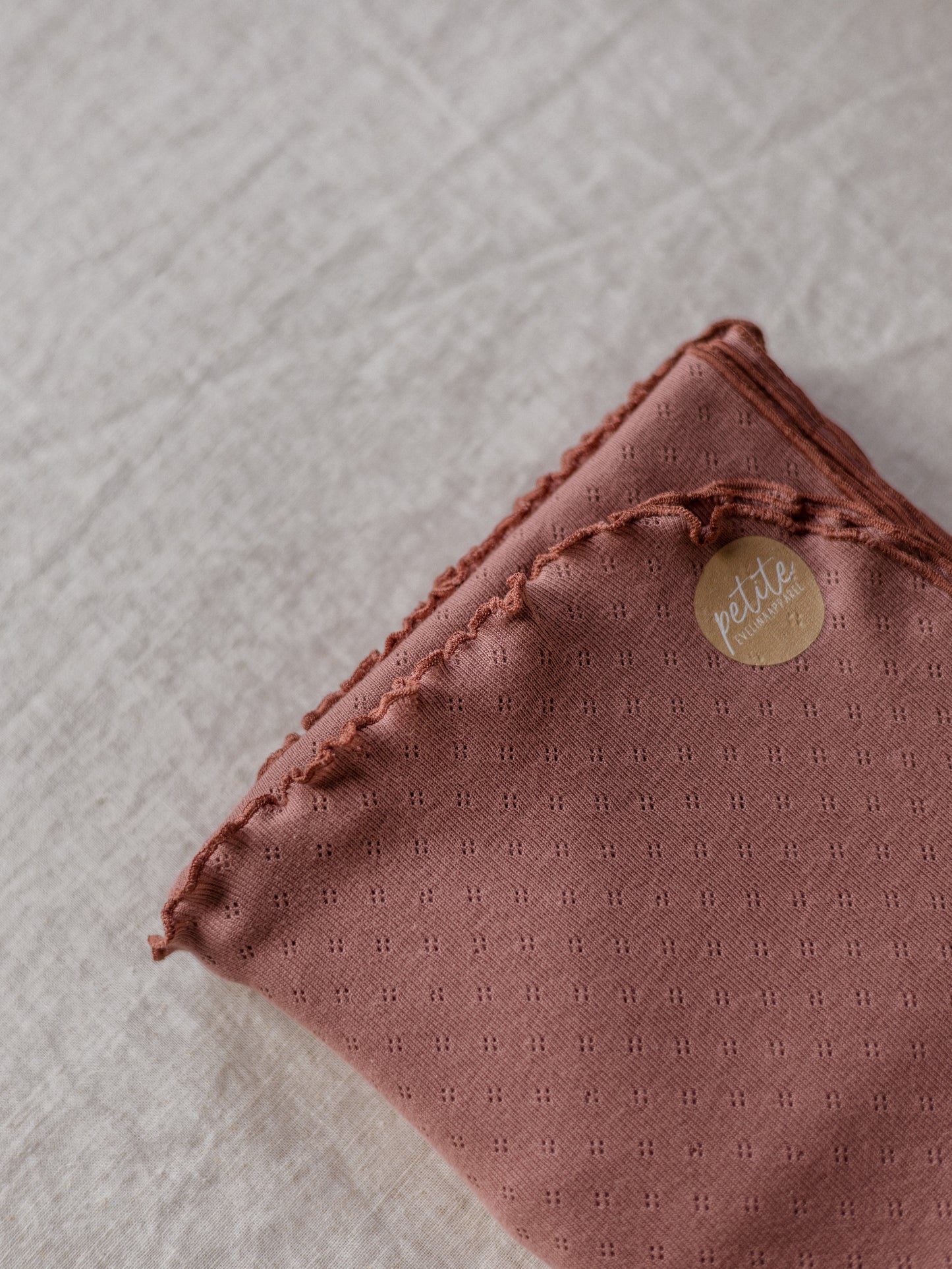 Baby swaddle / Pointoille - Clay .