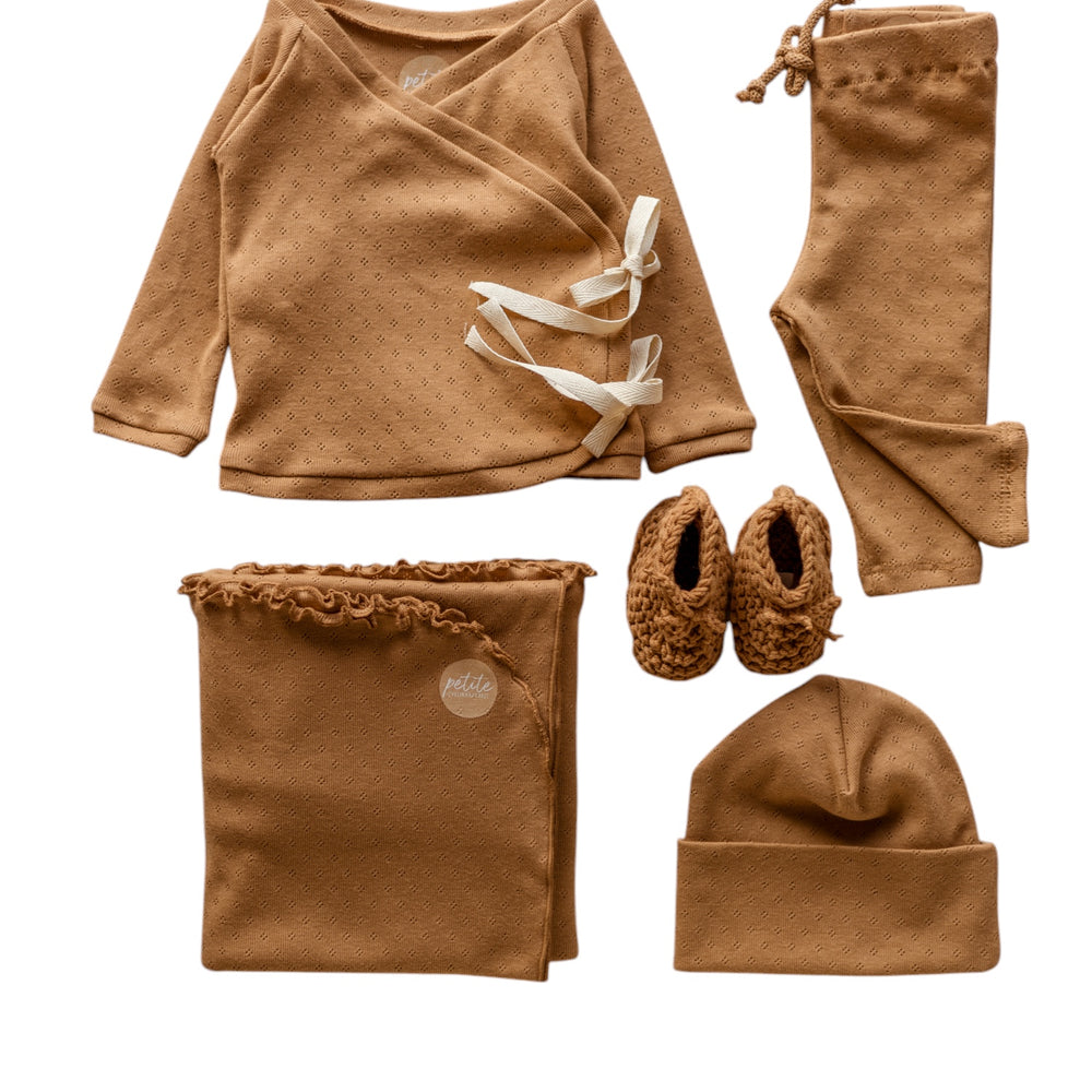 Newborn Set / Caramel Pointoille