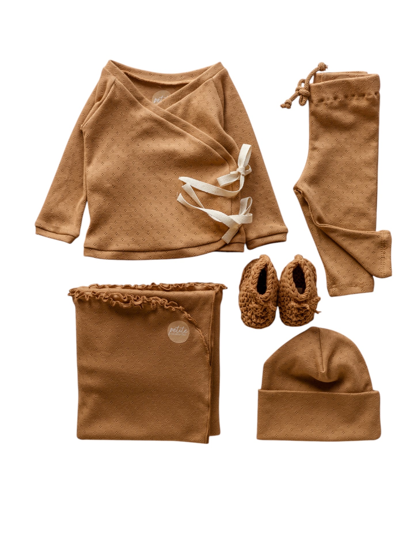 Newborn Set / Caramel Pointoille