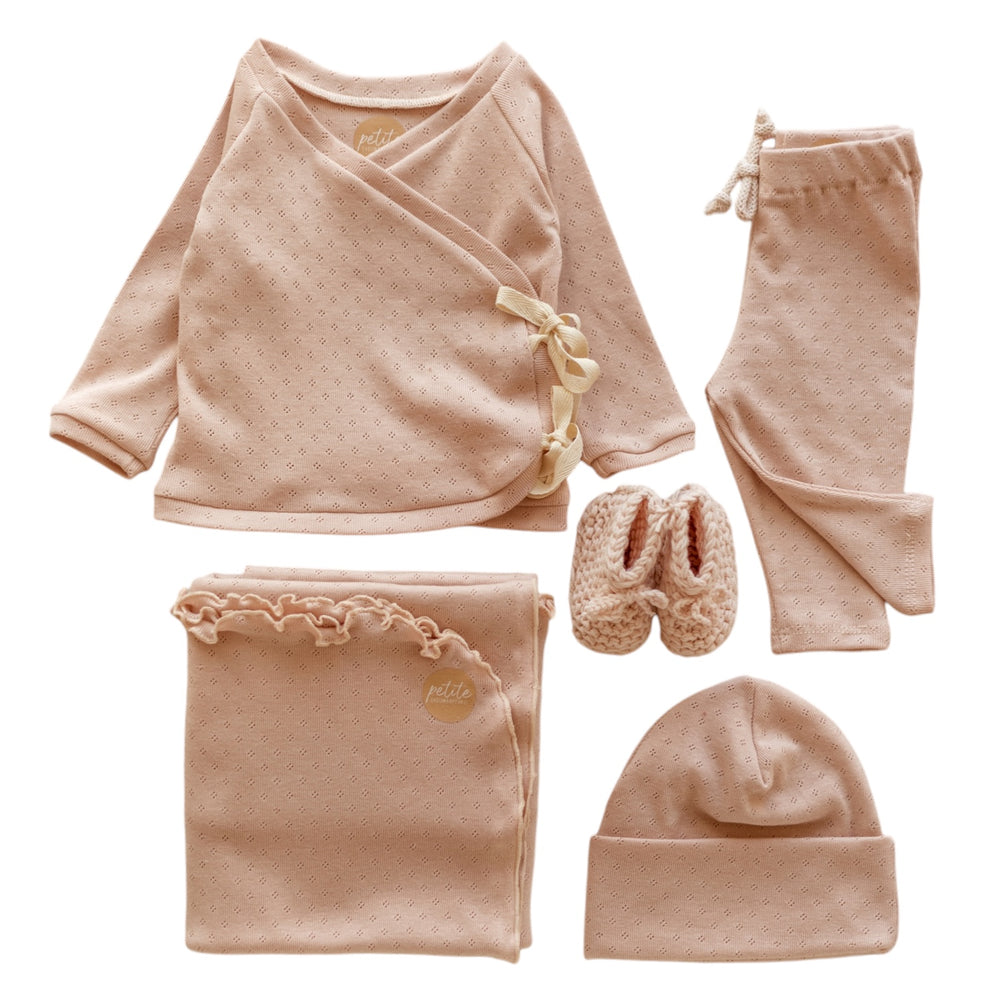 Newborn Set / Blush Pointoille