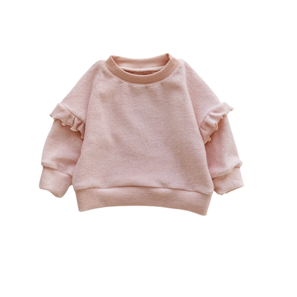 Terry Sweatshirt / Ruffles & Blush Terry