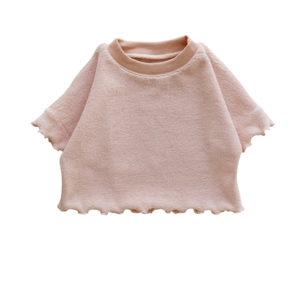 Terry T-shirt / Ruffles & Blush Terry