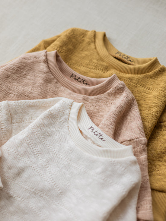 Sweater / Organic cotton knit