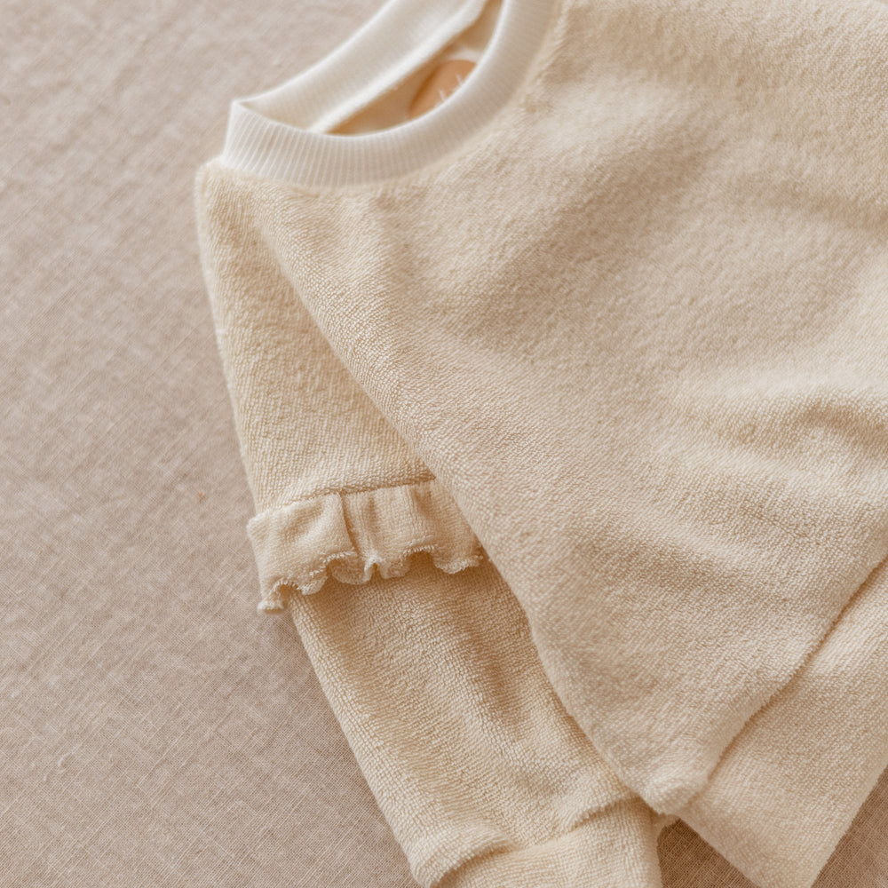 
                      
                        Terry Sweatshirt / Ruffles & Milk Terry
                      
                    