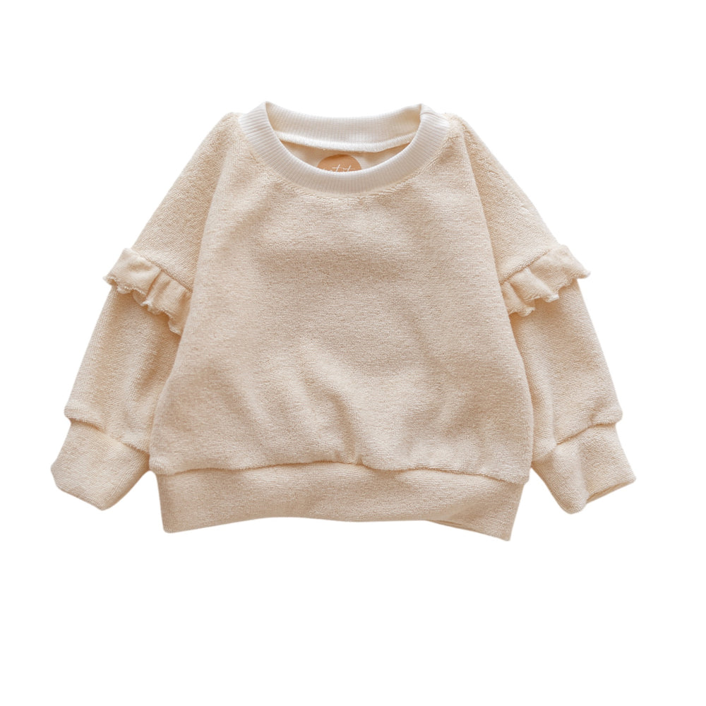 Terry Sweatshirt / Ruffles & Milk Terry