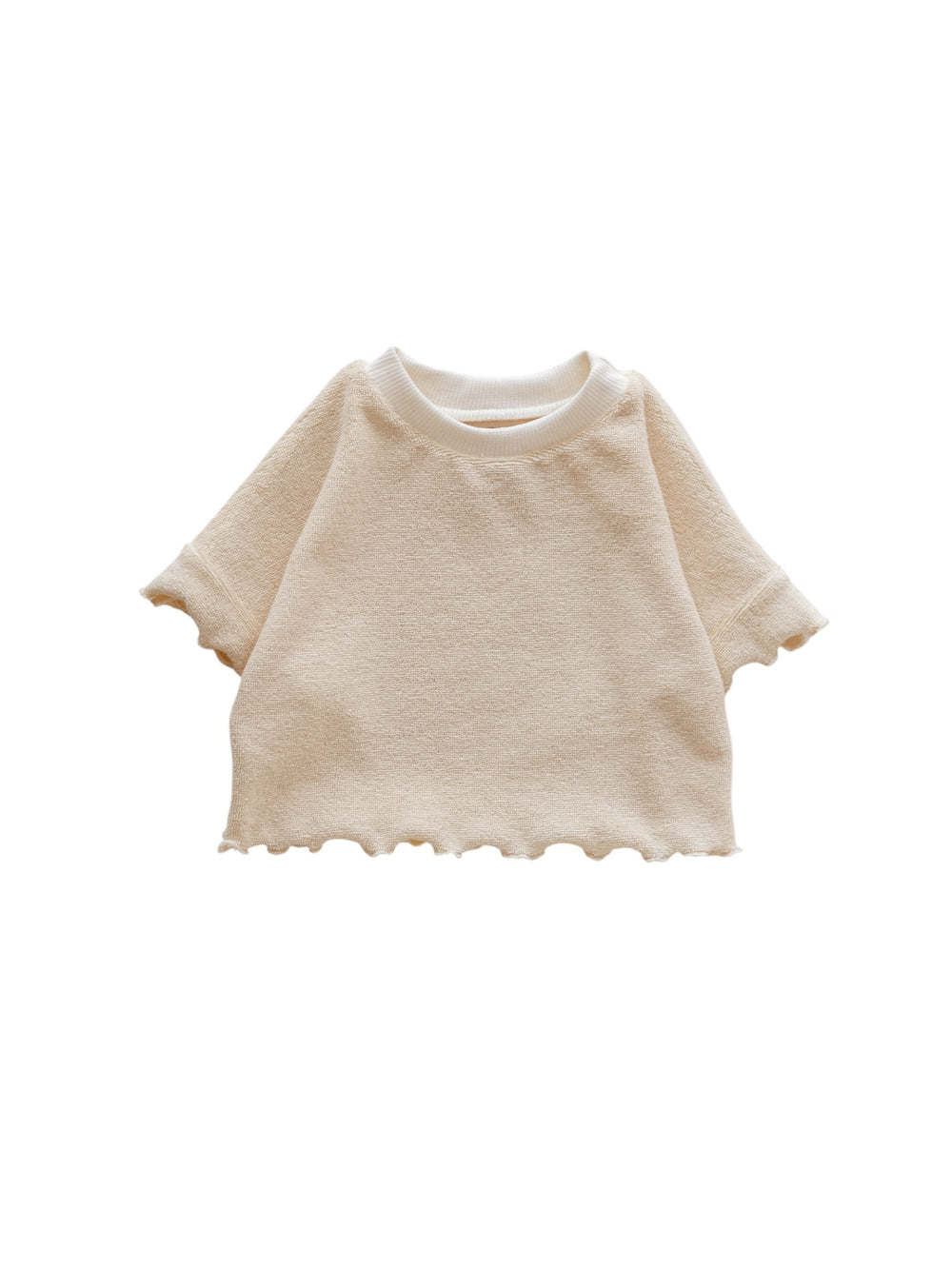 Terry T-shirt / Ruffles & Milk Terry