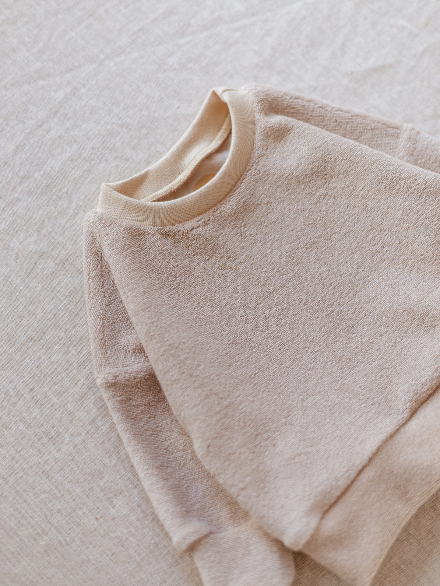 Terry Sweatshirt / Beige