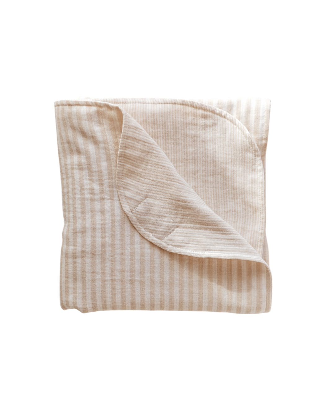 Muslin Blanket /  Beige Stripes