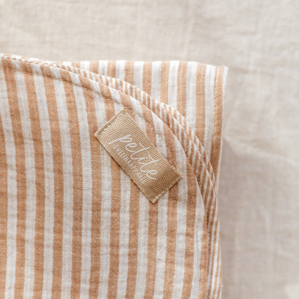 
                      
                        Muslin Blanket /  Caramel Stripes
                      
                    