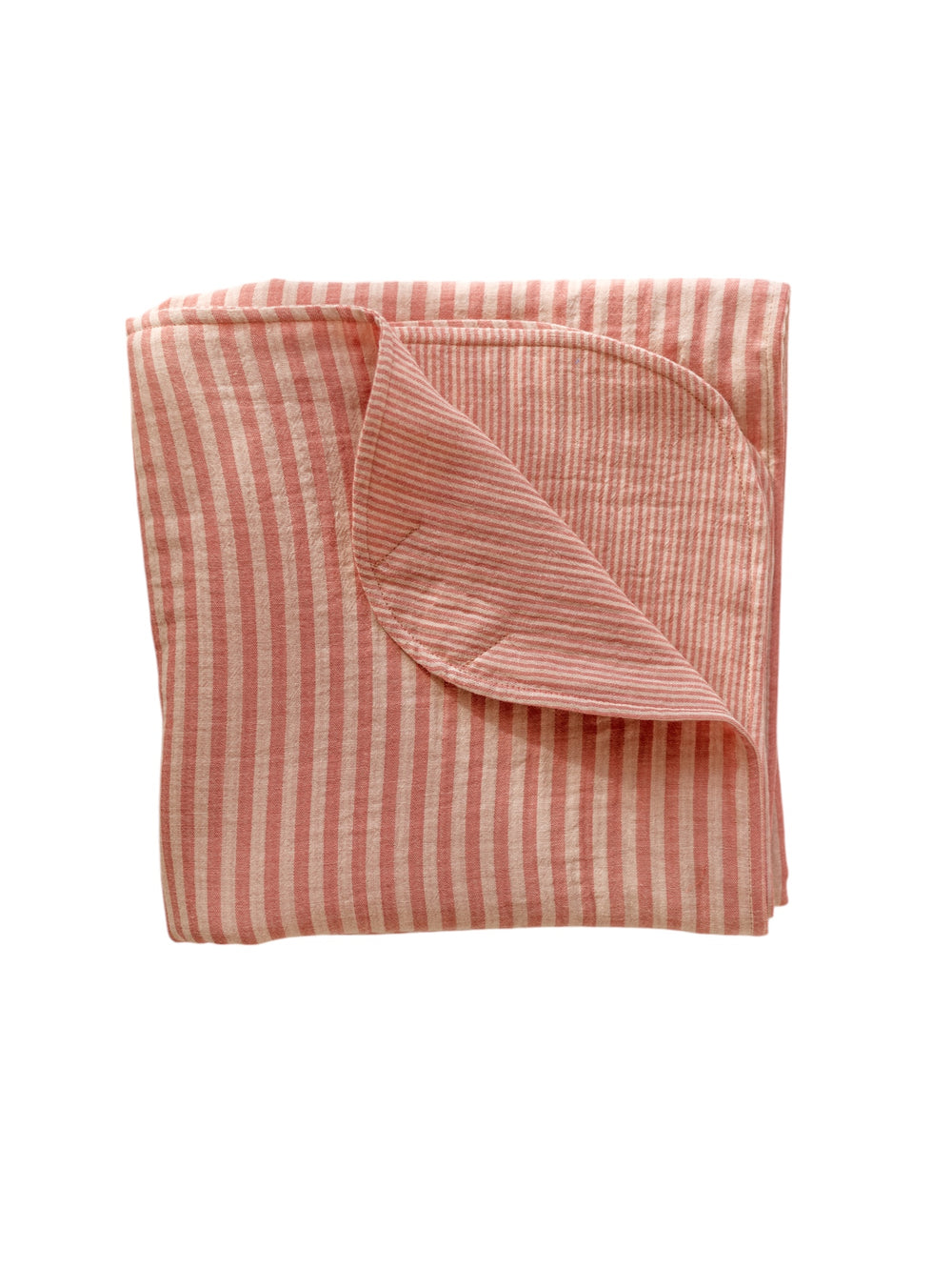 Muslin Blanket /  Peach Stripes