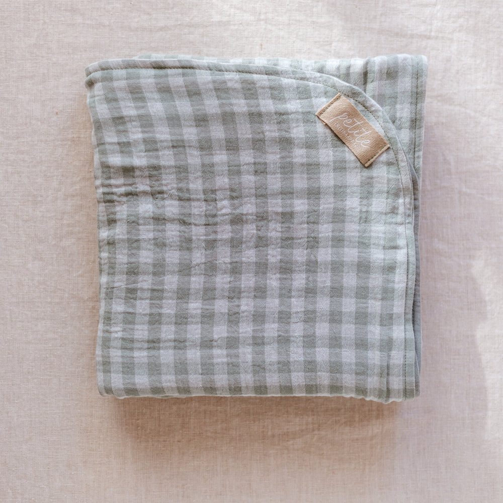 
                      
                        Muslin Blanket /  Sage Checkers
                      
                    