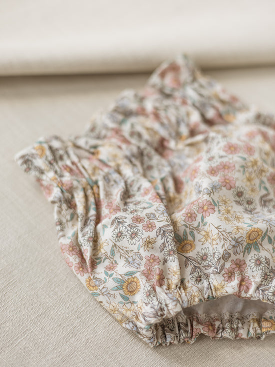 Muslin bloomers / blush floral