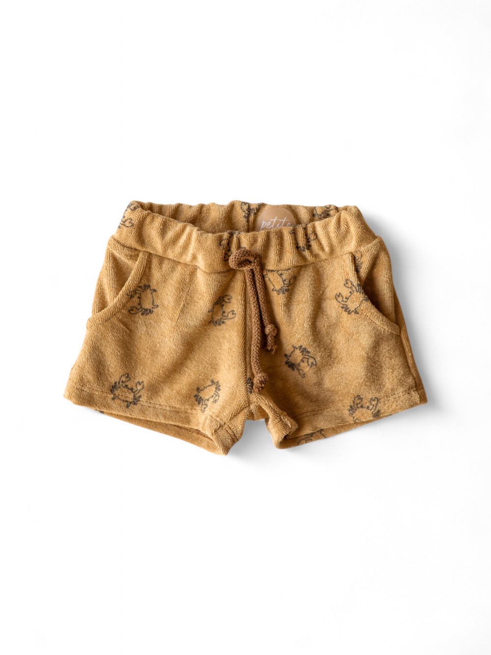 Terry shorts / Caramel Crabs