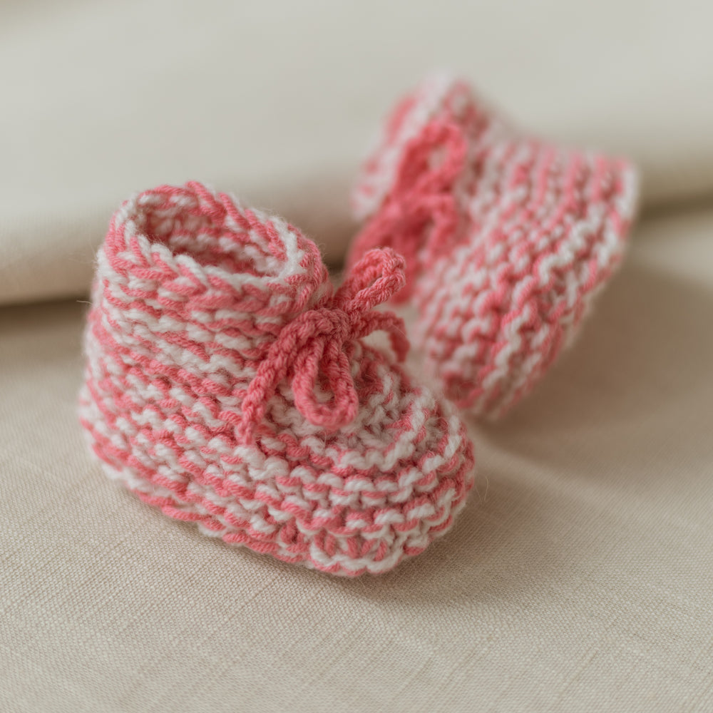 
                      
                        Baby booties / Melange bubblegum
                      
                    